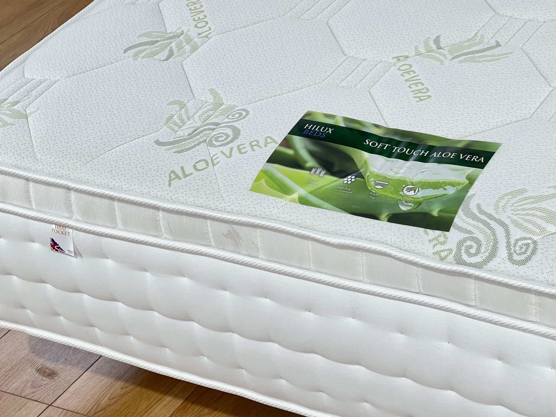 Aloe Vera Built in Pillow Top Mattress