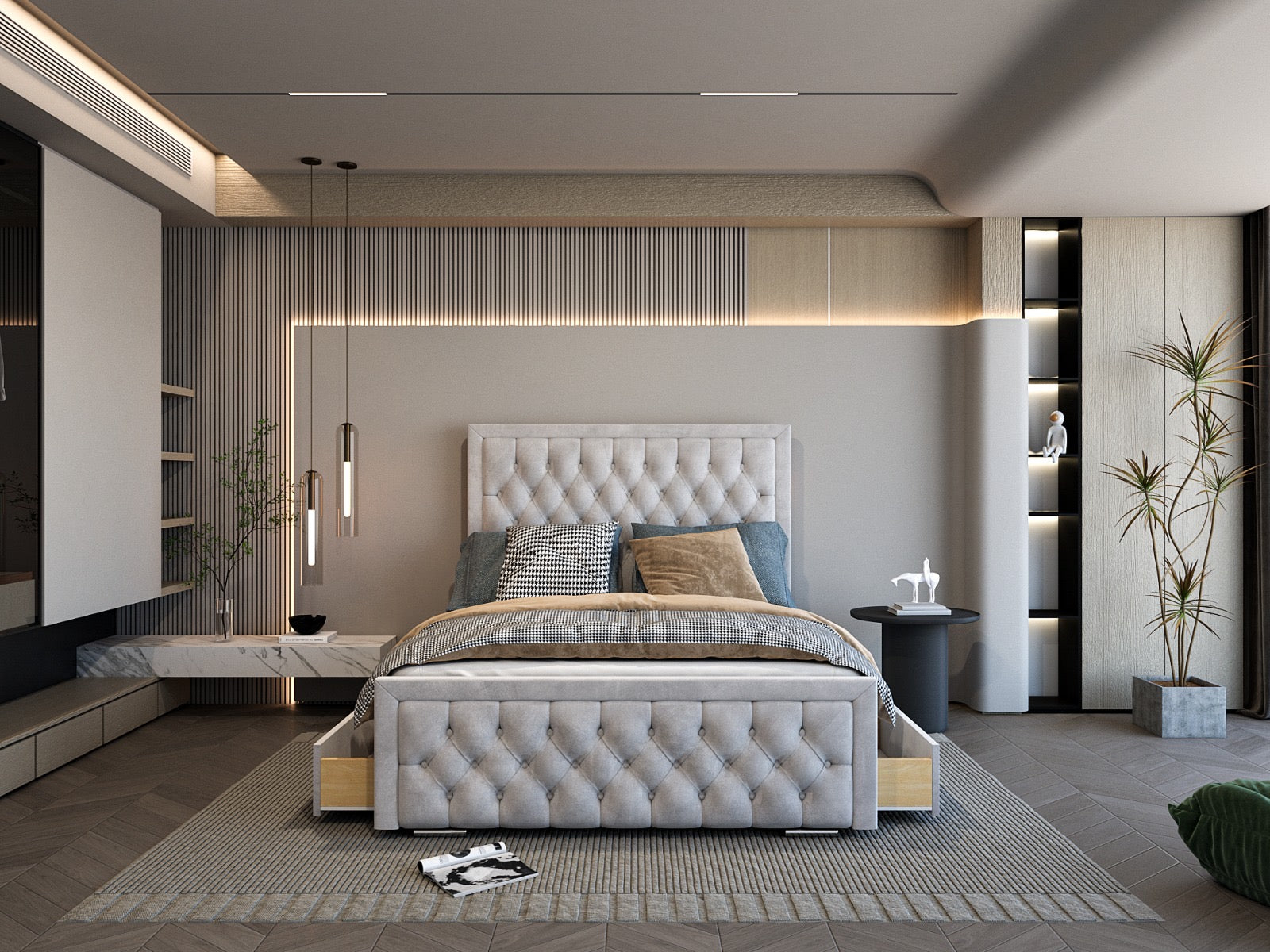 Savoy Deep Buttoned Divan Bed