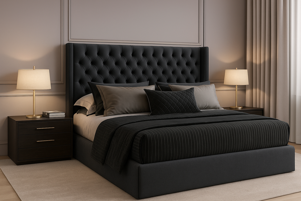 Charlton Bed Frame Deep Buttoned Wingback
