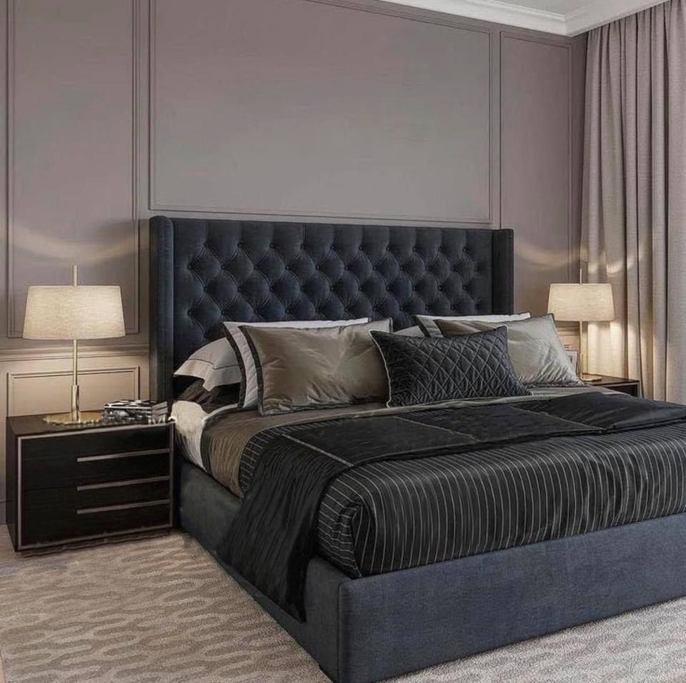 Charlton Bed Frame Deep Buttoned Wingback